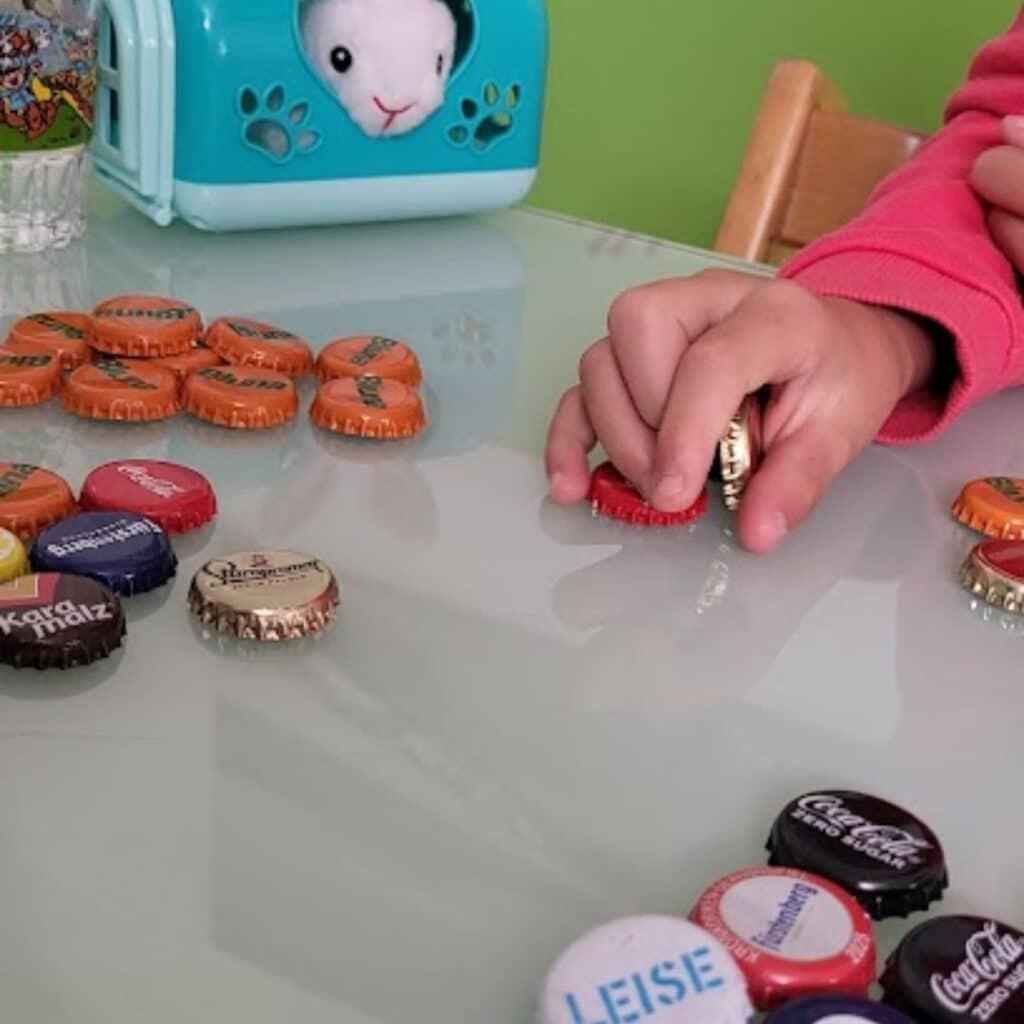 LRS und Rechenschwäche mit Kronkorken ein Mengenverständnis entwickeln