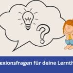 Reflexionsfragen für deine Lerntherapie