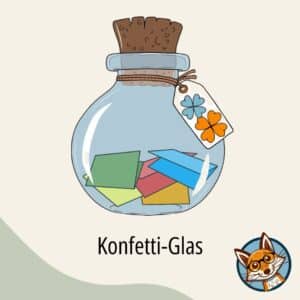 Reflexion in der Lerntherapie mit dem Konfetti-Glas