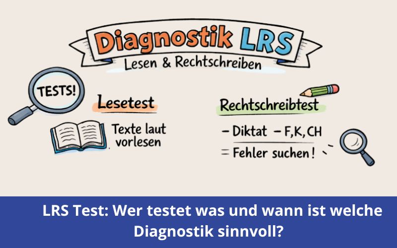 LRS Test: Wer testet was und wann ist welche Diagnostik sinnvoll?