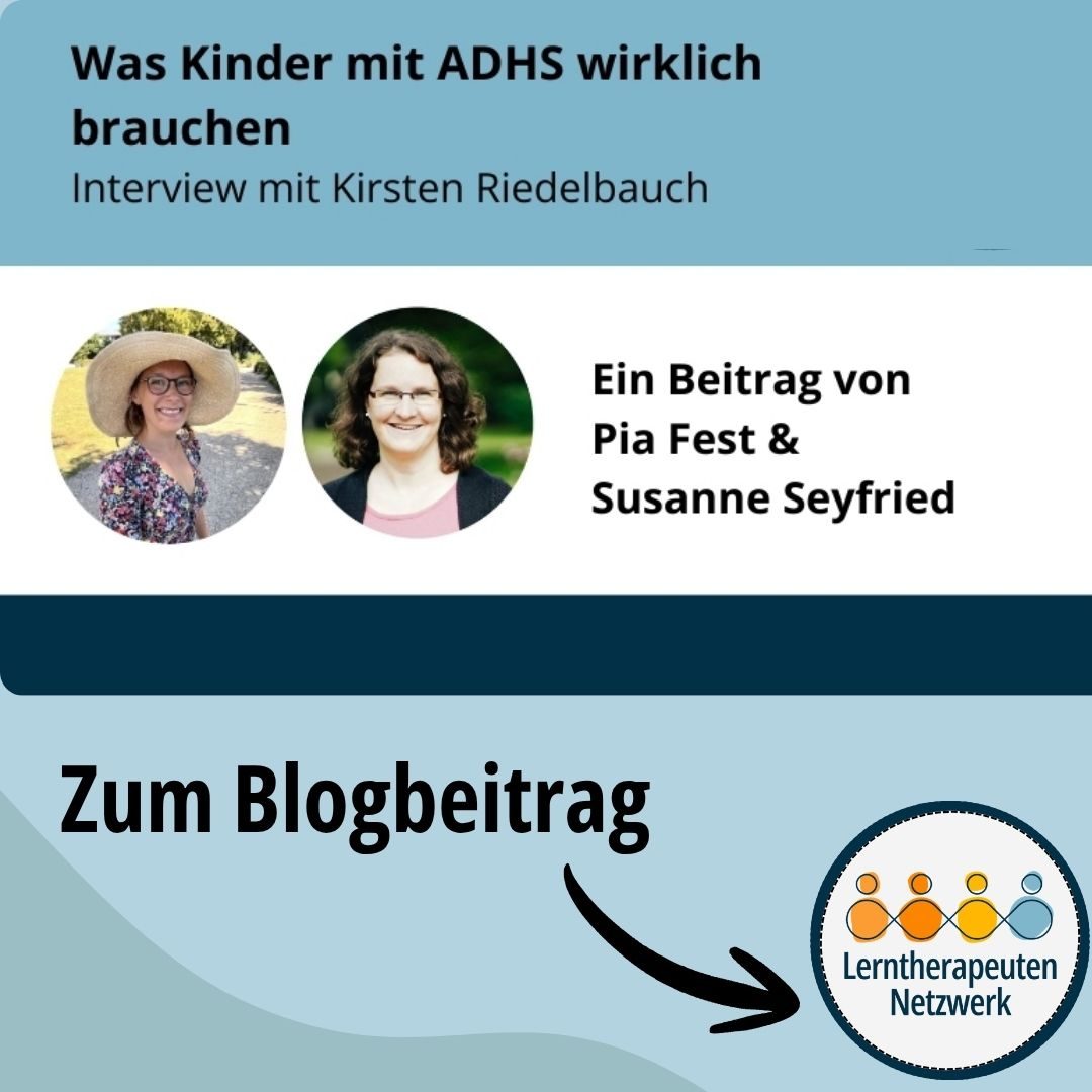 ADHS Diagnose was tun? Im Gespräch mit Kirsten Riedelbauch, Landesgruppenvorsitzende ADHS Deutschland